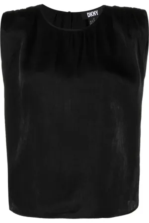 DKNY Linne med rundad hals