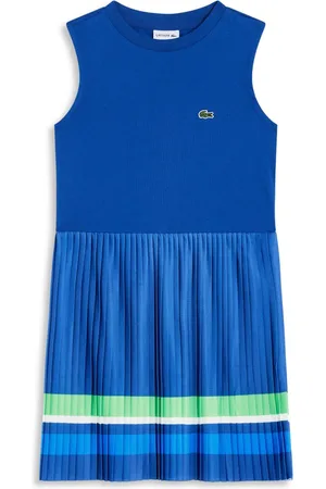 Lacoste Plisserad klänning med färgblock