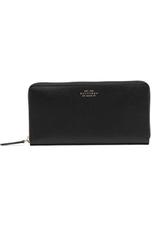 SMYTHSON Läderplånbok med dragkedja