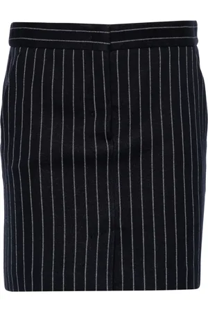 Max Mara Kirsch kritstrecksrandig minikjol