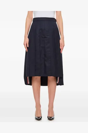 Thom Browne Super 120s veckad kjol
