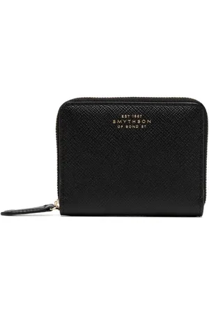 SMYTHSON Läderplånbok med dragkedja