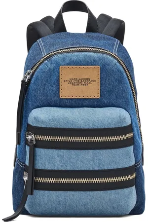 Marc Jacobs Medelstor ryggsäck i denim