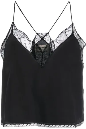 Zadig & Voltaire Christy linne med spetskant