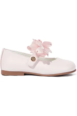 Andanines Ballerinaskor med blomdetalj