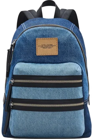 Marc Jacobs The Colorblock stor ryggsäck i denim