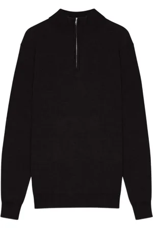 NN.07 Pullover med dragkedja i kragen
