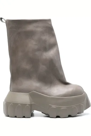 Rick Owens Mega Tractor utsvängda stövlar