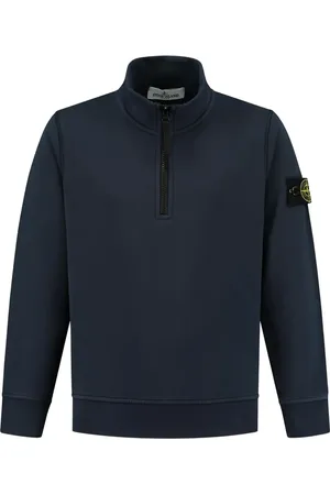 Stone Island Fleecetröja med kompassmärke