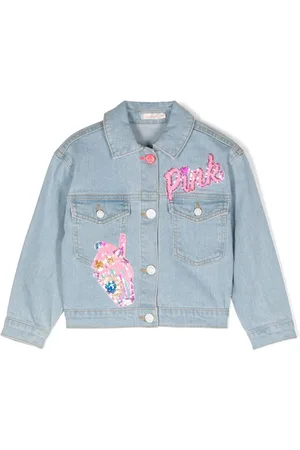 Billieblush Jeansjacka med paljettdetalj