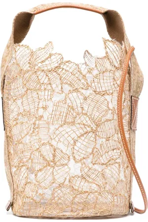 ERMANNO SCERVINO Bucketbag i bast