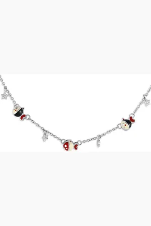 Aaron Basha Diamanthalsband i 18K vitguld