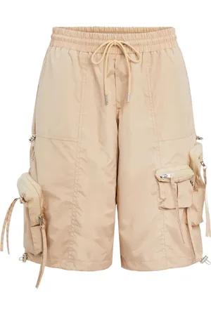 SER.O.YA Alba ruched cargo shorts