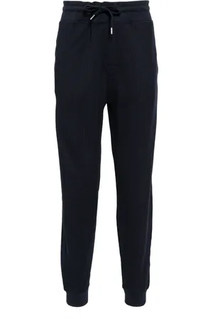 HUGO BOSS Byxor med broderad logotyp