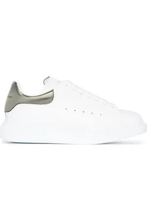 Alexander McQueen Lädersneakers i oversize