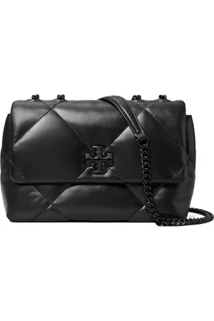 Tory Burch Kira quiltad axelväska i läder
