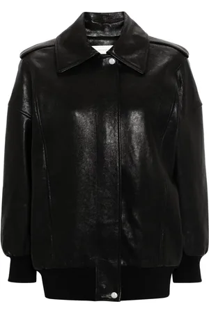 Alexander McQueen Bomberjacka i läder