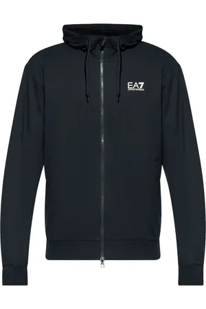 EA7 Hoodie med dragkedja