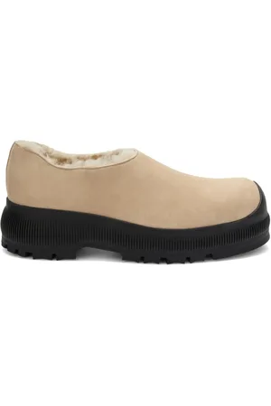 Jil Sander Fårskinnsfodrade loafers
