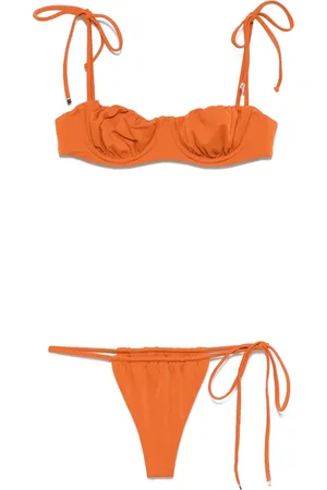 The Attico Bikini med rysch