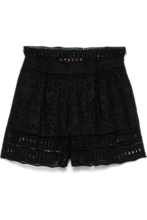ERMANNO SCERVINO Shorts med engelsk brodyr