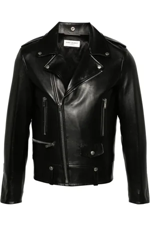 Saint Laurent Skinnjacka i bikermodell