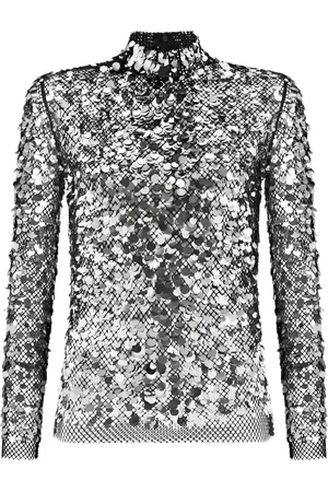 Tom Ford Paljettprydd topp