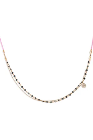 Aaron Basha Diamanthalsband i 18K roséguld