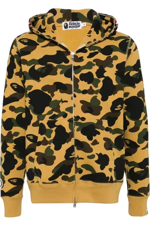 A Bathing Ape Hoodie med logotyp