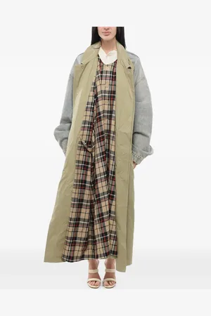 Balenciaga Asymmetrisk kappa med lagerdesign