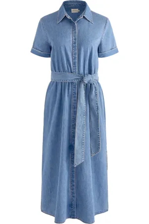ALICE+OLIVIA Chassidy lång skjortklänning