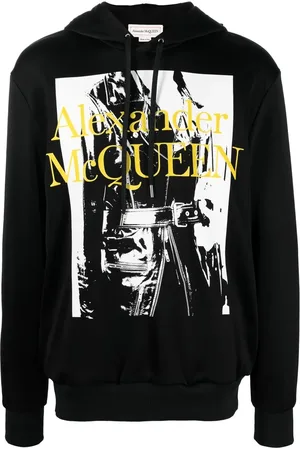 Alexander McQueen Hoodie med logotyp