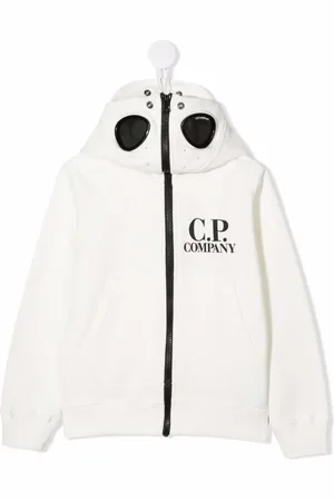 C.P. Company Hoodie med logotyp