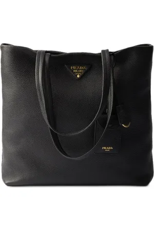 Prada Large leather tote bag