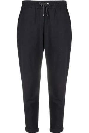 Brunello Cucinelli Träningsbyxor med smal passform