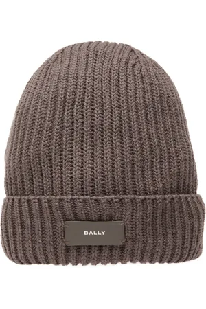 Bally Ribbad mössa med logotyp