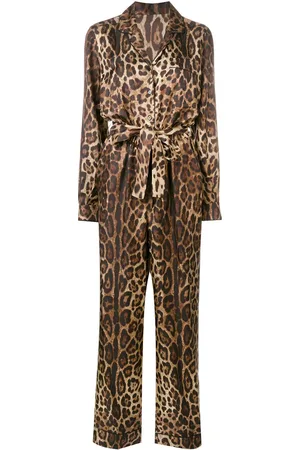 Dolce & Gabbana Leopardmönstrad jumpsuit