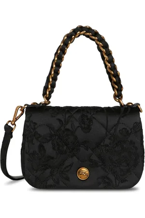 Etro Bond miniväska i blommig jacquard