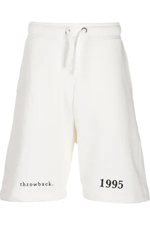 Throwback. Träningsshorts med broderad logotyp