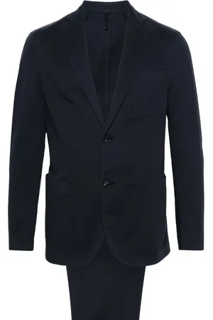 Incotex Enkelknäppt blazer med trubbigt slag