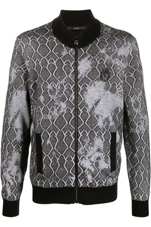 BILLIONAIRE Bomberjacka med broderad logotyp