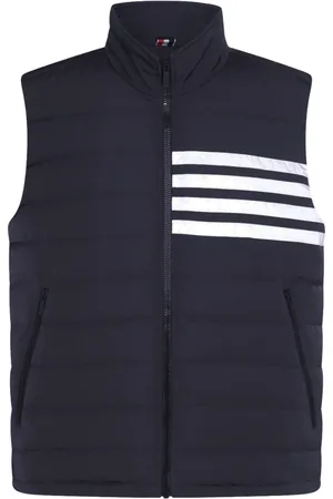 Thom Browne Puffväst med randdetalj