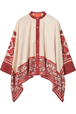 La DoubleJ Sidenskjorta i foulard