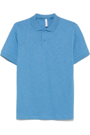 sun68 Pikétröja med broderad logotyp