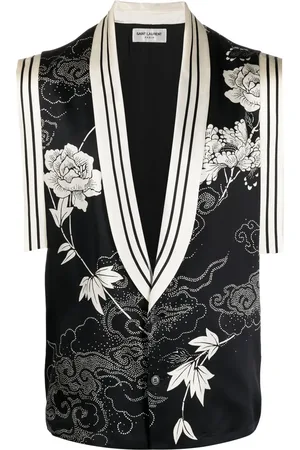Saint Laurent Väst med blomsterbrodyr