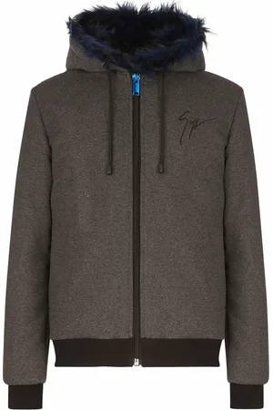 Giuseppe Zanotti Zefiro hoodie med dragkedja