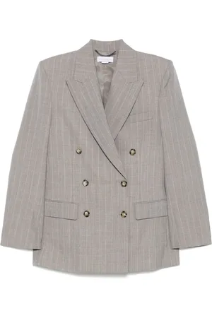 Stella McCartney Kritstrecksrandig blazer
