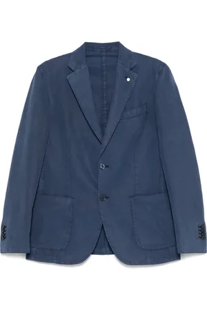 LUIGI BIANCHI MANTOVA Enkelknäppt blazer