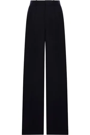 Saint Laurent Skräddade byxor med vida ben
