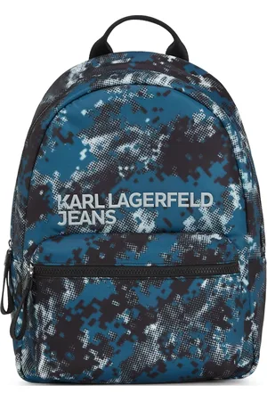 Karl Lagerfeld Kamouflagemönstrad ryggsäck